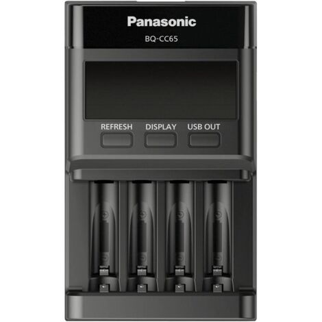 Panasonic BQ-CC65E Chargeur de piles rondes NiMH LR03 (AAA), LR6 (AA) X926822