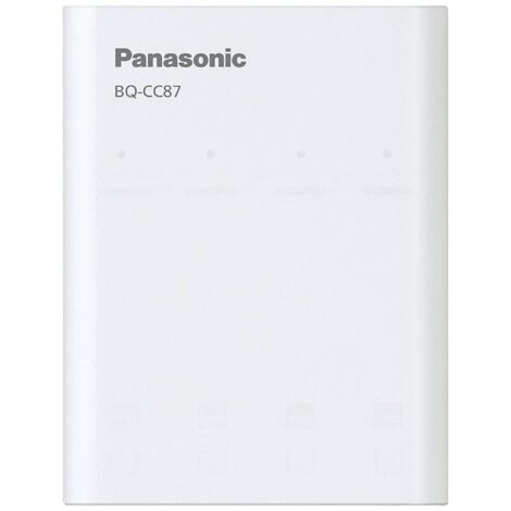 Panasonic BQ-CC87 Caricabatterie universale NiMH Ministilo (AAA), Stilo (AA)