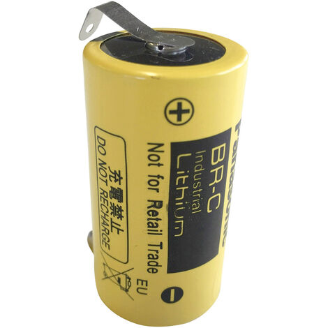 Panasonic BR-C ULF Spezial-Batterie Baby (C) U-Lötfahne Lithium 3 V 5000 mAh 1 St.