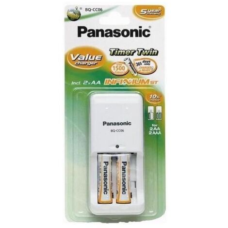 Panasonic Caricabatterie per Stilo e Ministilo CC050 Alta Efficienza e Praticita' per Ricaricare Batterie in Ogni Situazione
