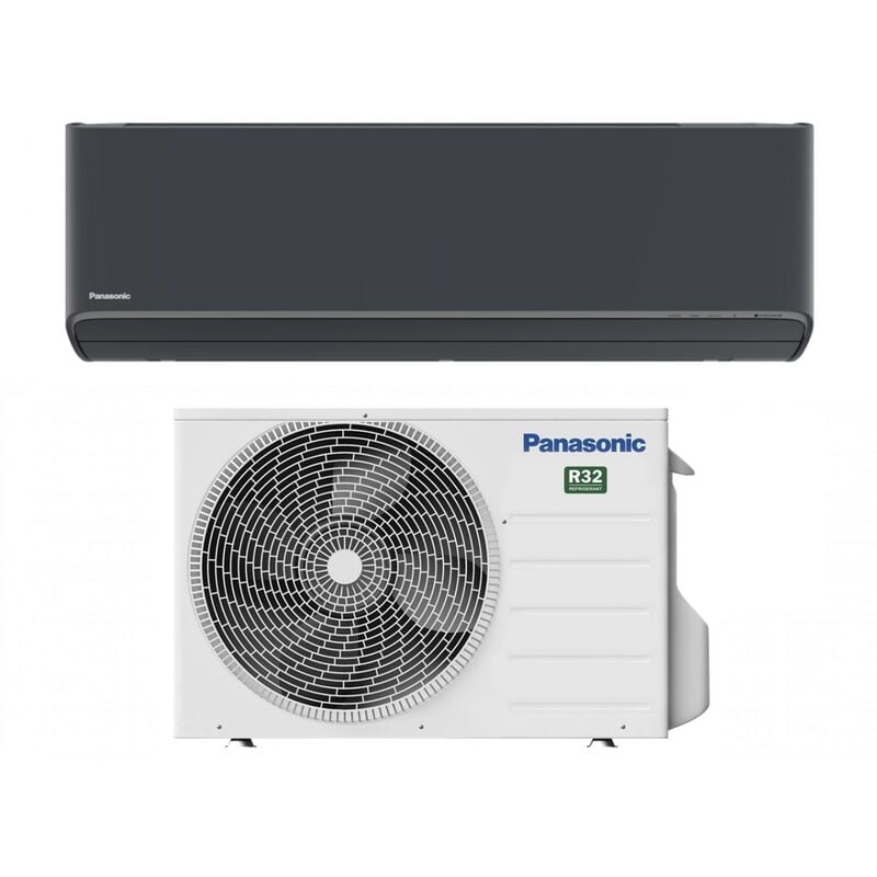 Panasonic - Climatiseur rèversible Series Etherea Dark 9000 Btu CS-XZ25XKEW-H R-32 Wi-Fi Integrated Colour Graphite Grey