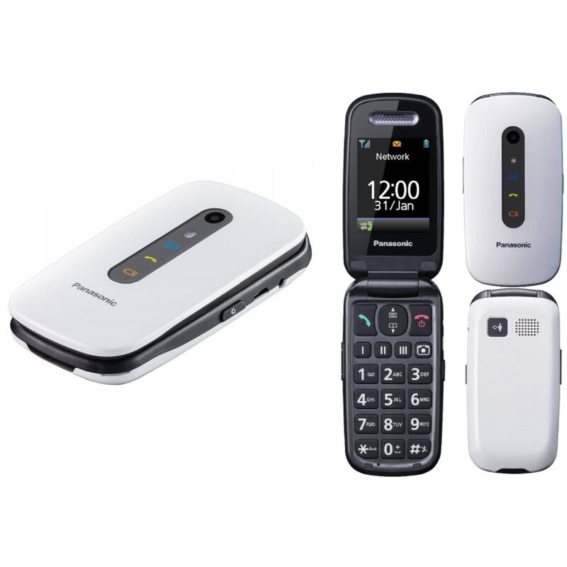 

Panasonic - TELEFONO 2.4' CONCHA KX-TU456EXWE BLANCO