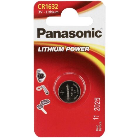 Panasonic CR-1632EL/1B - Batterie CR1632 - Li - 140 mAh