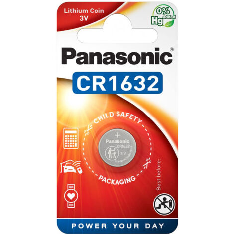 Panasonic CR-1632EL/1B - Pile CR1632 - Li - 140 mAh