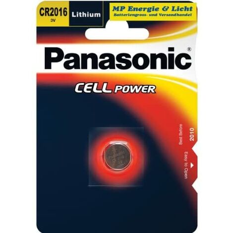 Panasonic 1x2 CR 2016 Lithium Power - Battery - CR2016 (CR-2016EL/2B)