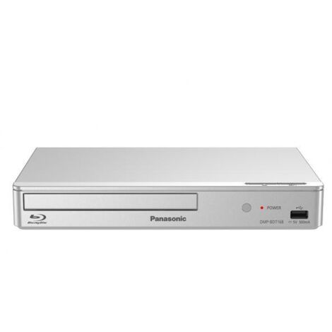 Panasonic DMP-BDT168EG Blu-Ray 3D Silver DVD/Blu-Ray player - Lettori DVD/Blu-Ray (NTSC, PAL, DTS-HD Master Audio, Dolby Digital, Dolby Digital Plus, Dolby TrueHD, AVCHD, MKV, MP4, XVID, AAC, ALAC, FL
