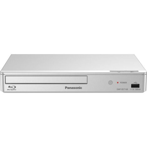 Panasonic DMP-BDT168EG Lecteur DVD/Blu-Ray Blu-Ray 3D Silver - Lecteurs DVD/Blu-Ray (NTSC,PAL, DTS-HD Master Audio,Dolby Digital,Dolby Digital Plus,Dolby TrueHD, AVCHD,MKV,MP4,XVID, AAC,ALAC,FLAC,MP3,