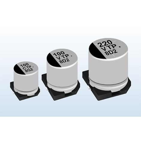 Panasonic EEETP1V221AP Elektrolyt-Kondensator SMD   220 µF 35 V 20 % (Ø) 10.00 mm 1 St. Tape cut