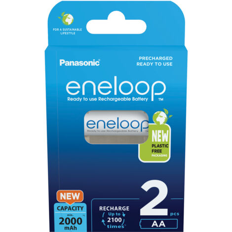 PANASONIC eneloop NiMH-Mignon Akku, 2000mAh, 2 Stück