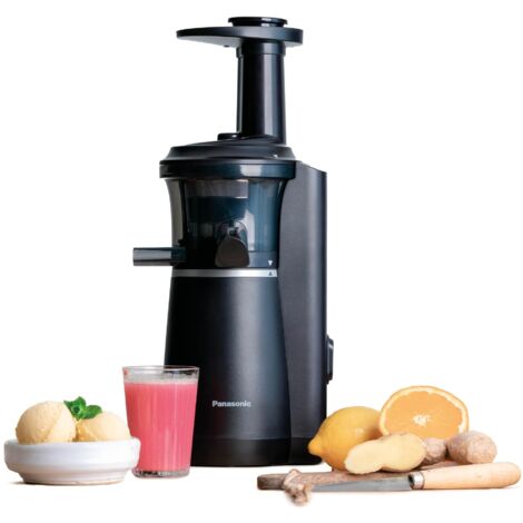 Panasonic Estrattore con imbocco MJ-L501KXE, per sorbetti. Tipo di prodotto: Estrattore di succo, Colore del prodotto: Nero, Lunghezza cavo: 1 m. Potenza: 150 W, Tensione di ingresso AC: 220 - 240 ...