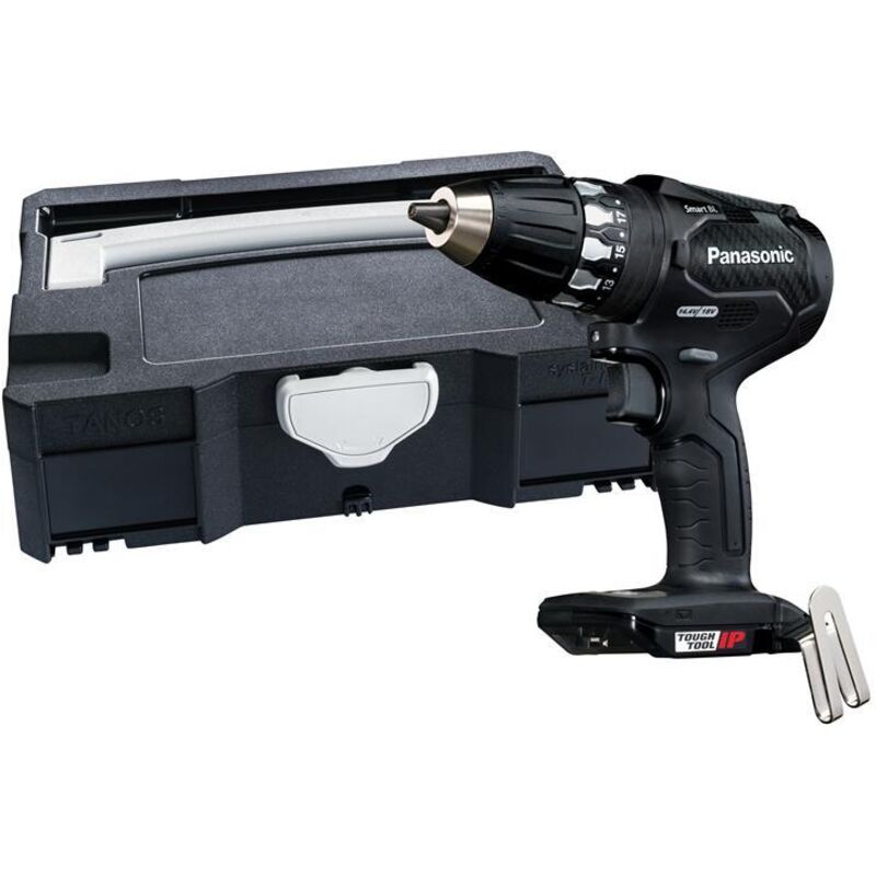 Panasonic - Smart Brushless Drill Driver & Systainer Case 18V Bare PAN74A3XT32