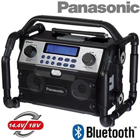 Panasonic EY37A2 - Radio de chantier Li-Ion 14.4-18V - Bluetooth - fonctionne sur secteur et batterie