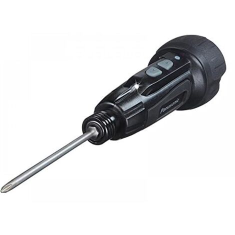 Panasonic EY7412 Cacciavite elettrico e avvitatore a percussione 230 RPM EY7412, Cacciavite elettrico, Mango Diritto, 1/4", 230 RPM, Batteria, 3,7 V