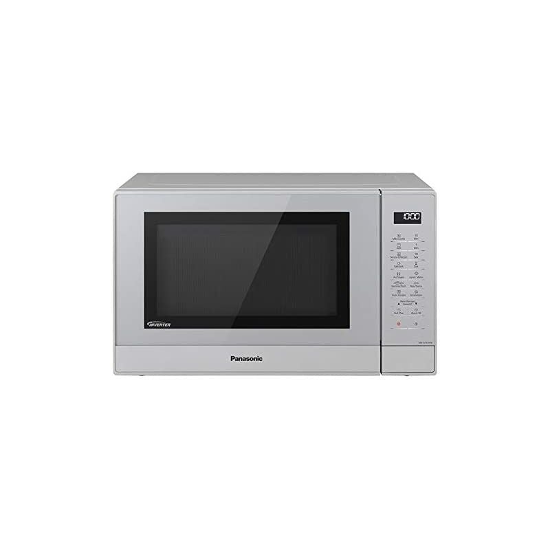 Panasonic - NN-GT47KMGPG - Four à micro-ondes combiné (1000 w, avec gril, micro-ondes inverter, 31 l), couleur argent