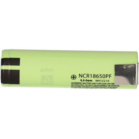 Panasonic Li-Ion Zelle NCR 18650 PF Akku 2900mAh 3,6 3,7V Z-Lötfahne
