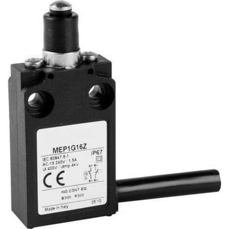 Panasonic MEP1G16Z MEP1G16Z Fine corsa 24 V 5 A Pistone IP67 1 pz.