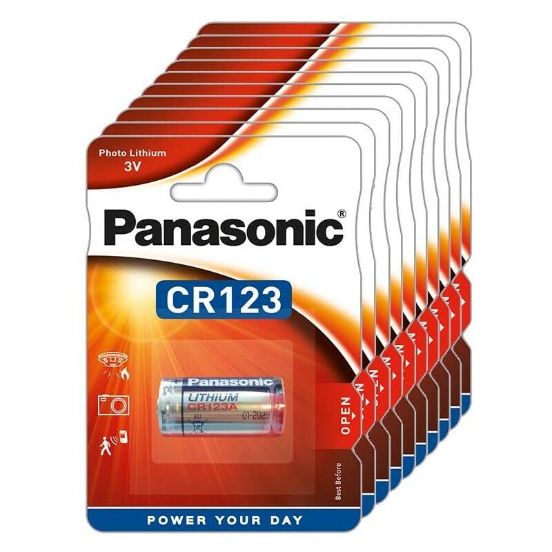 

PACR123A_10 - Batería de litio (3 V, pack de 10) - Panasonic