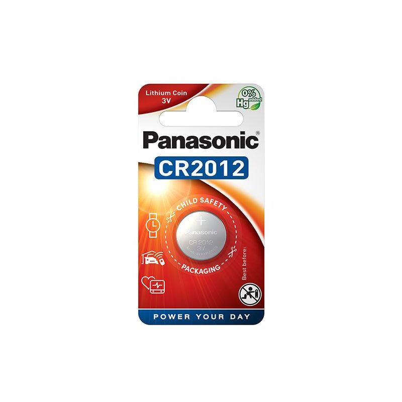 

Pila botón litio blister CR2012 3V 55mAh - Panasonic