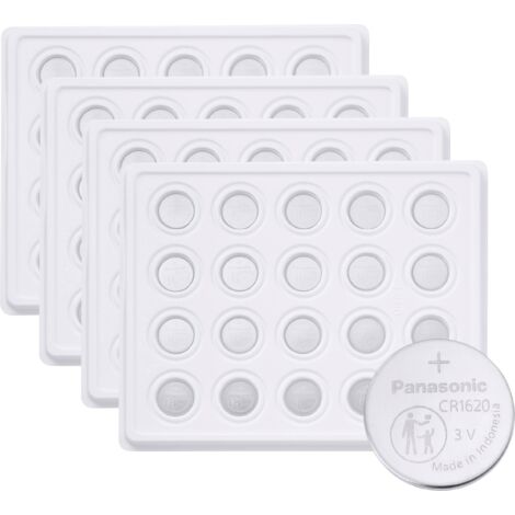 Panasonic Pile bouton CR 1620 3 V 1200 pc(s) 75 mAh lithium CR1620 Y846533