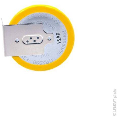 Panasonic - Pile bouton lithium blister CR2330/GUFN PANASONIC 3V 220mAh