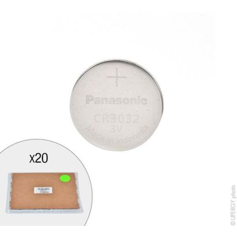Panasonic - Pile bouton lithium CR3032 PANASONIC 3V 500mAh