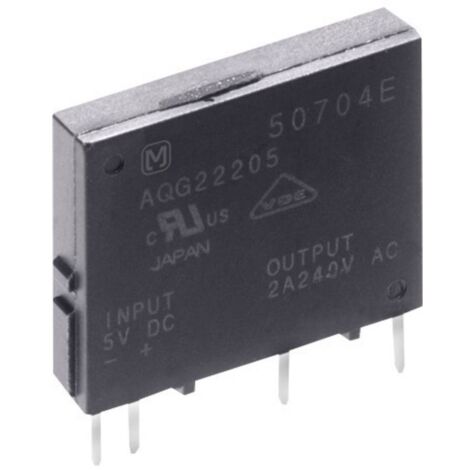 Panasonic Relè a semiconduttore AQG22124 2 A Tens.comm.max: 264 V/AC Commutazione zero crossing 1 pz.