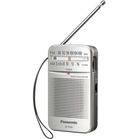 Panasonic RF-P50DEG Radio de poche FM argent