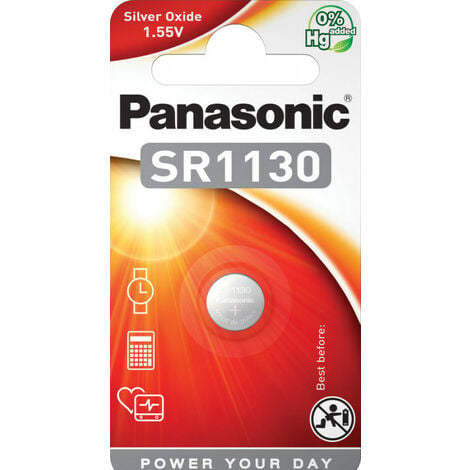 Panasonic SR-1130EL/1B Pile Oxyde d'argent (SR-1130EL/1B)