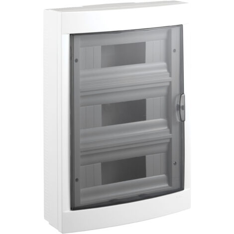 Panasonic – Tableau nu saillie 36 modules – Montage rapide en saillie – Protection IP40 – Résistance au feu 650°C – Dimensions L314xH440xP105mm - 440xP