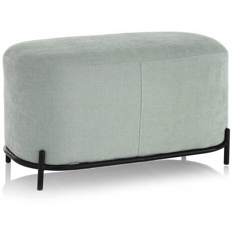 Panca 82x42x45 cm in Tessuto Verde