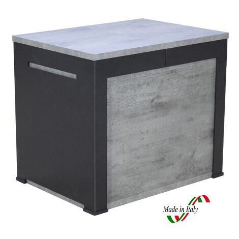 Panca Allungabile Walk 55X40X 47,5H Colore Bianco Frassino