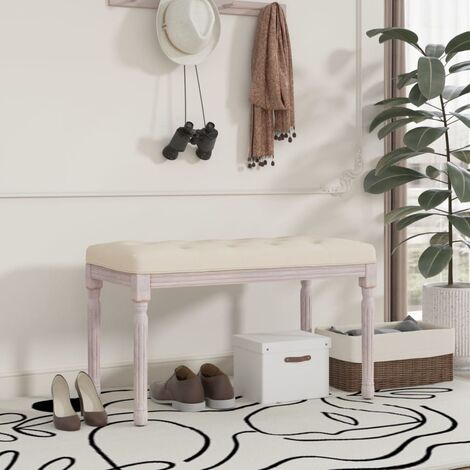 Panca Beige 80x40x49 cm Color Lino