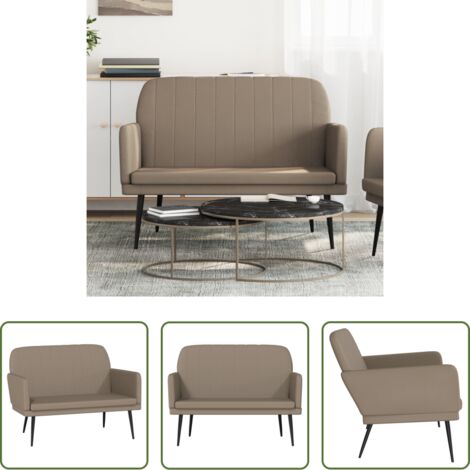 Panca cappuccino -  Panca Cappuccino 107x80x81 cm in Similpelle