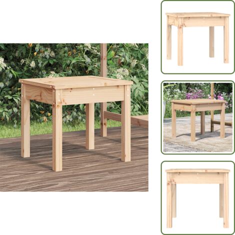 Panca da balcone - vidaXL Panca da Giardino 50x44x45 cm in Legno Massello di Pino - Panca in pino