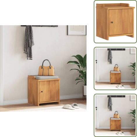 Panca da corridoio con scomparto - vidaXL Panca da Corridoio SANDNES 45x40x50 cm Legno Massello di Pino - Panca da ingresso in pino