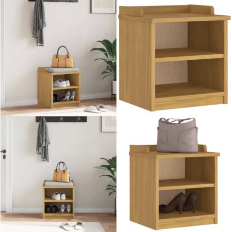 Panca da Corridoio SANDNES 45x40x50 cm Legno Massello di Pino - Panca da ingresso - Panca in legno