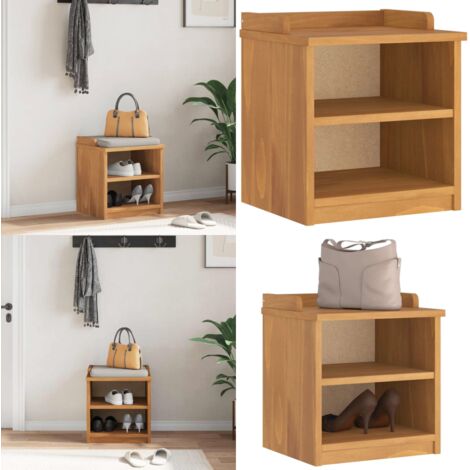 Panca da Corridoio SANDNES 45x40x50 cm Legno Massello di Pino - Panca da ingresso - Panca in legno