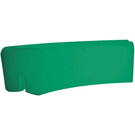 Panca da Esterno Seduta Modulare 120x50 cm in Resina Arkema Althea Verde Scuro