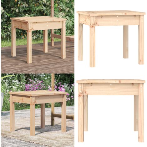 Panca da Giardino 50x44x45 cm in Legno Massello di Pino - Panca in legno - Panca da patio