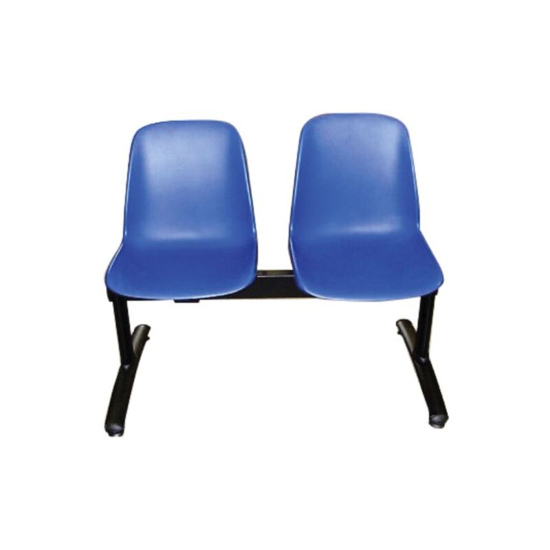 Panca da interno da 2 a 5 posti in diversi colori 3 sedute Nero