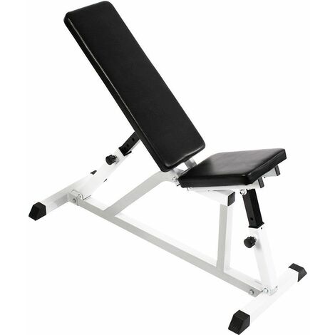 Panca fitness schienale e sedile reclinabili e regolabili panca multifunzione
