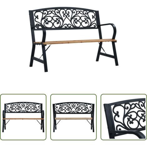 Panca in legno - Panchina da Giardino 120 cm in Legno