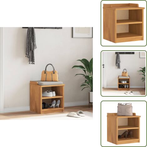 Panca in pino - vidaXL Panca da Corridoio SANDNES 45x40x50 cm Legno Massello di Pino - Armadio da ingresso