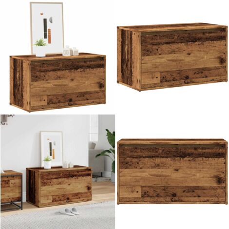 Panca Ingresso 80x40x45 cm Legno Vecchio Legno Multistrato - Panca da corridoio - Panca da salotto