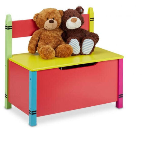 Panca per bambini con vano portaoggetti