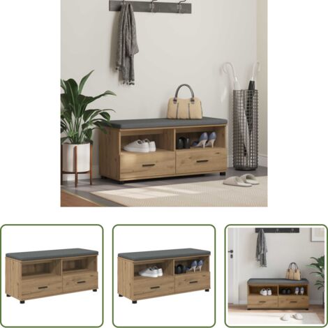 Panca per corridoio -  Panca per ingresso Rovere Artigianale 100 x 38 x 46 cm