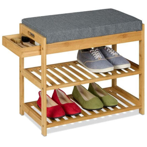 Panca per scarpe con sedile e cassetto