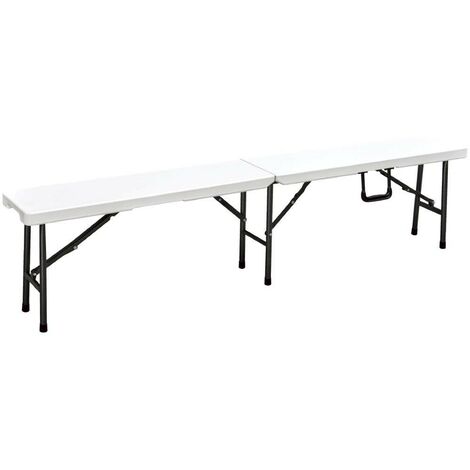 PANCA PIEGHEVOLE PVC BIANCO 180X25X43