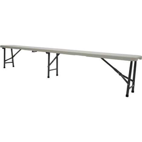 Panca pieghevole WERKA PRO244 cm - Grigio chiaro