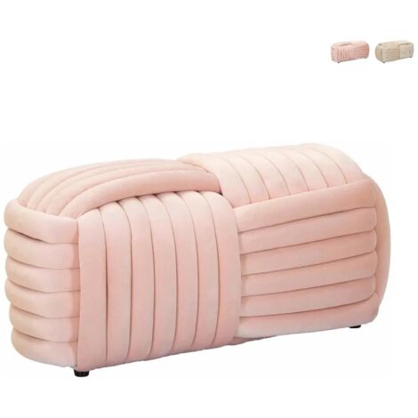 PANCA SOFTY ROSA CM 90X45X45